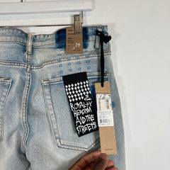 Ksubi Lightwash Van Winkle 'Right Time' Jeans Size 34