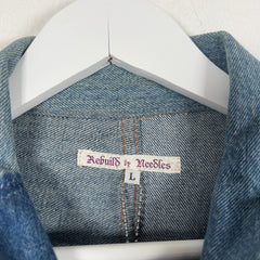 Needles Denim Patchwork Reconstructed Chore Jacket