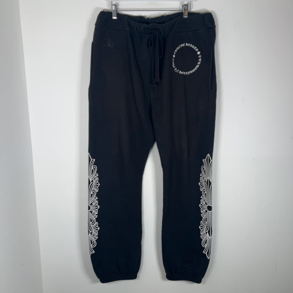 Chrome Hearts Floral Cross Sweatpants