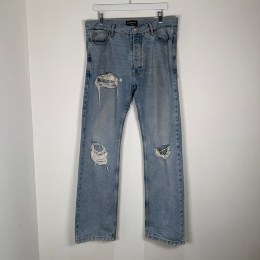 Balenciaga Sample Boxer Denim Size 34