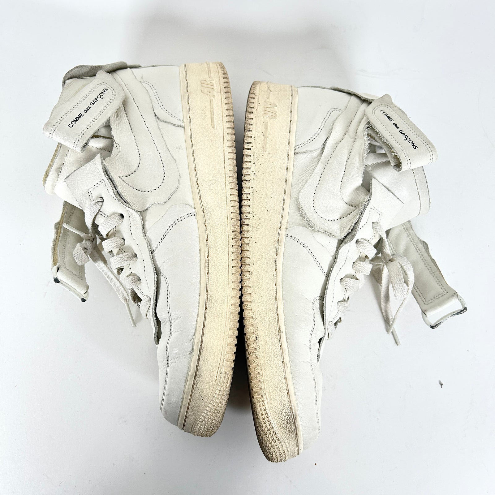 Comme Des Garcons x Nike Af1 White Deconstructed Size 10.5