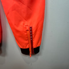 Prada Orange Nylon Sweatpant Size S