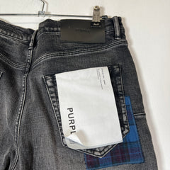 Purple Brand Black Washed P001 Skinny Jeans Size 32