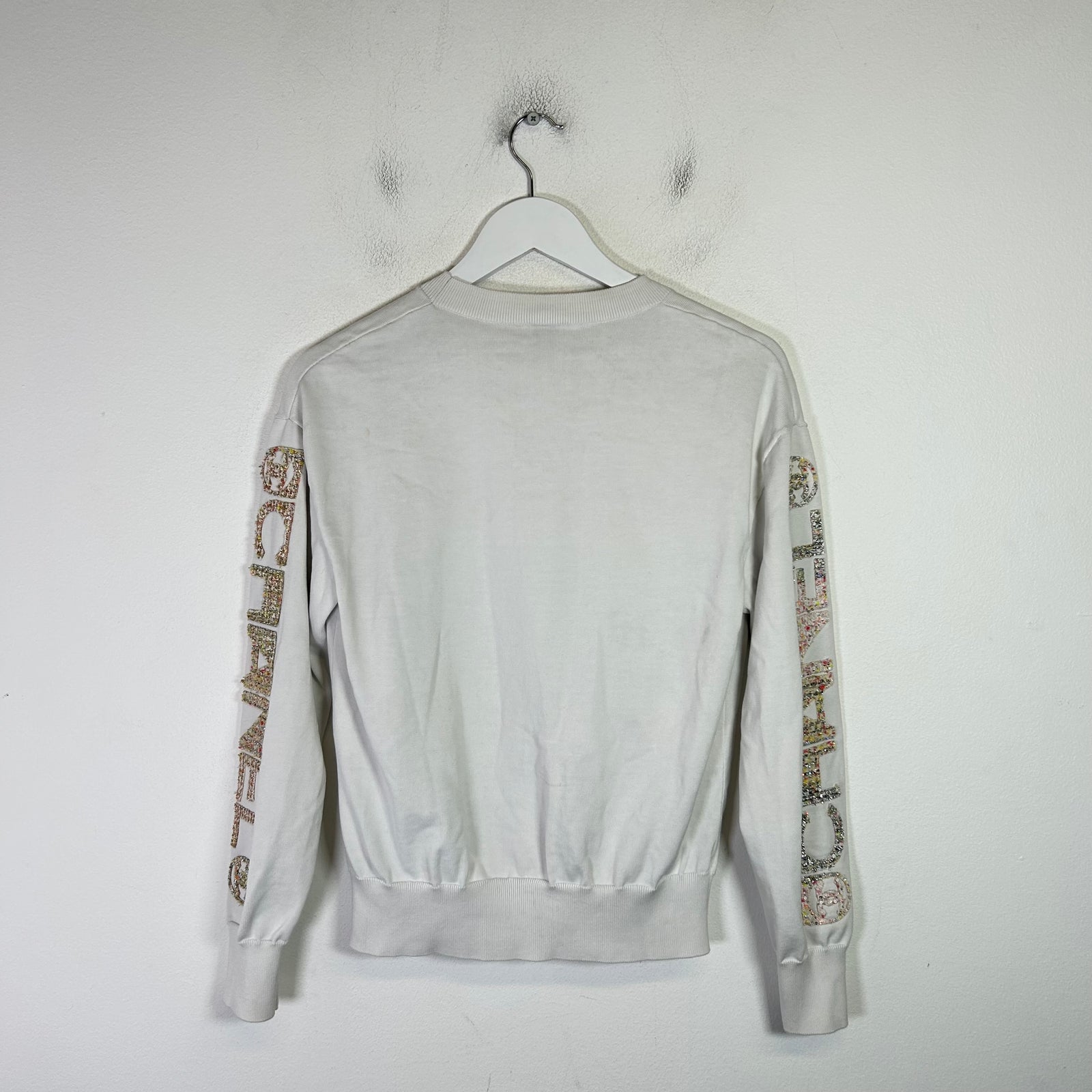 Chanel 2024 Paris-Los Angeles Tweed Crewneck Sweatshirt