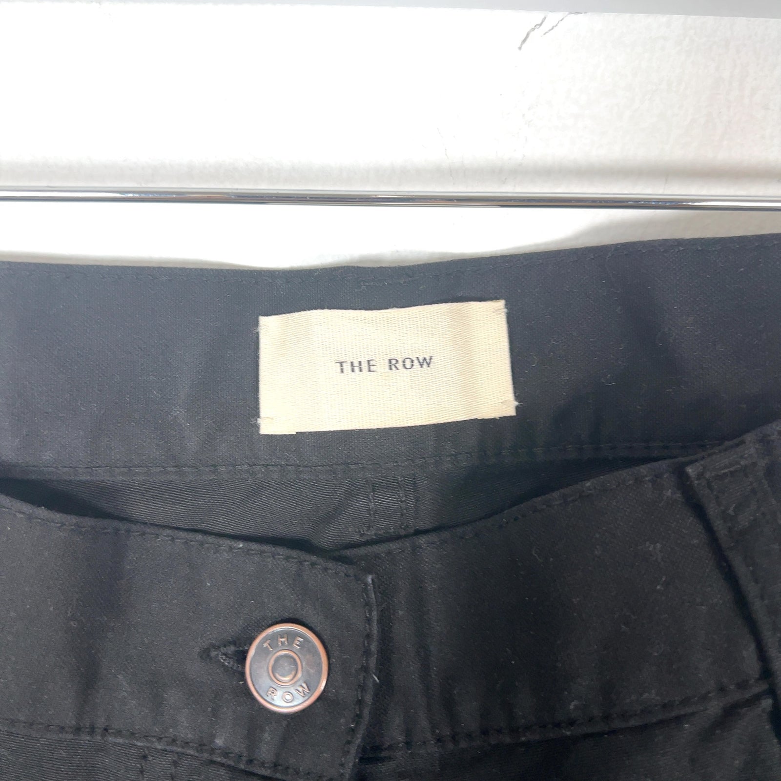 The Row Straight Fit Cotton Pants