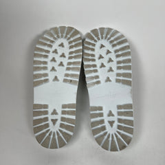 Gucci White Web Slide Sandals Size GG 10