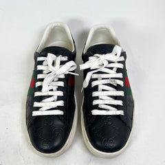 Gucci Embossed GG Web Ace Low-Top Sneaker