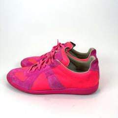Maison Margiela Pink 'GAT' Low-top Sneakers
