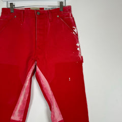 Gallery Dept Red Carpenter Flare Pants Size 29