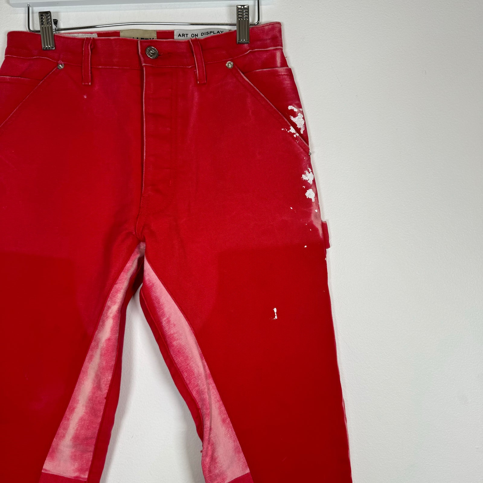 Gallery Dept Red Carpenter Flare Pants Size 29