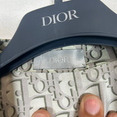 Dior Green Oblique Silk Shirt Size M