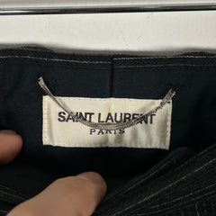 Saint Laurent Grey Pin-Stripe Dress Pant Size 48