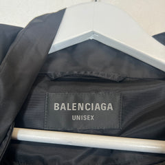 Balenciaga Black Tape Logo Nylon Jacket Size L