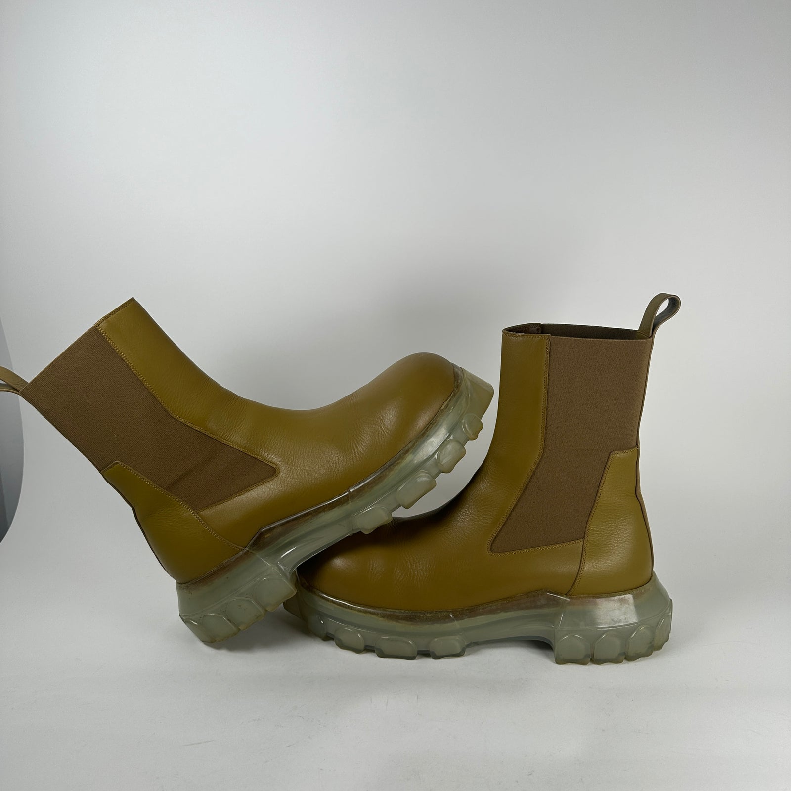Rick Owens Sulphate Beetle Bozo Boot Size 45