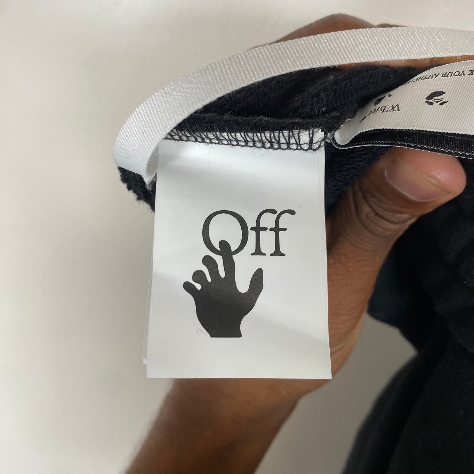 Off-White Black Logo Sweat Skirt Size XS