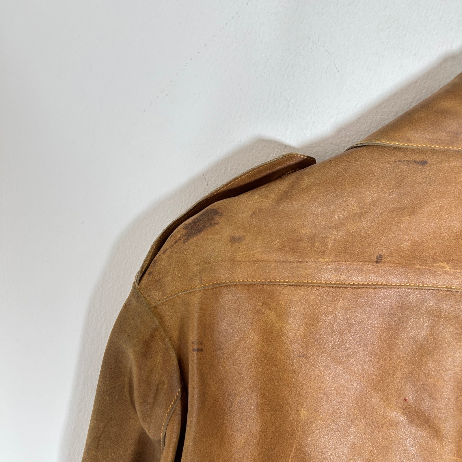 Miu Miu Leather Over Shirt Size 48