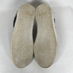Saint Laurent Metallic Black SL/06 Stars Low Top Sneaker Size 42