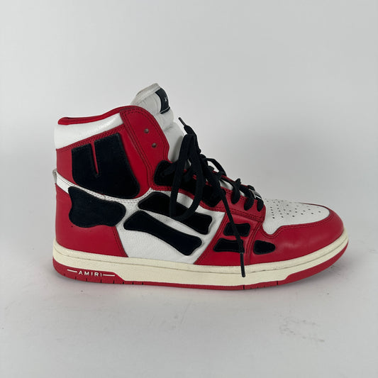 Amiri Bred Skeleton High-Tops Size 11