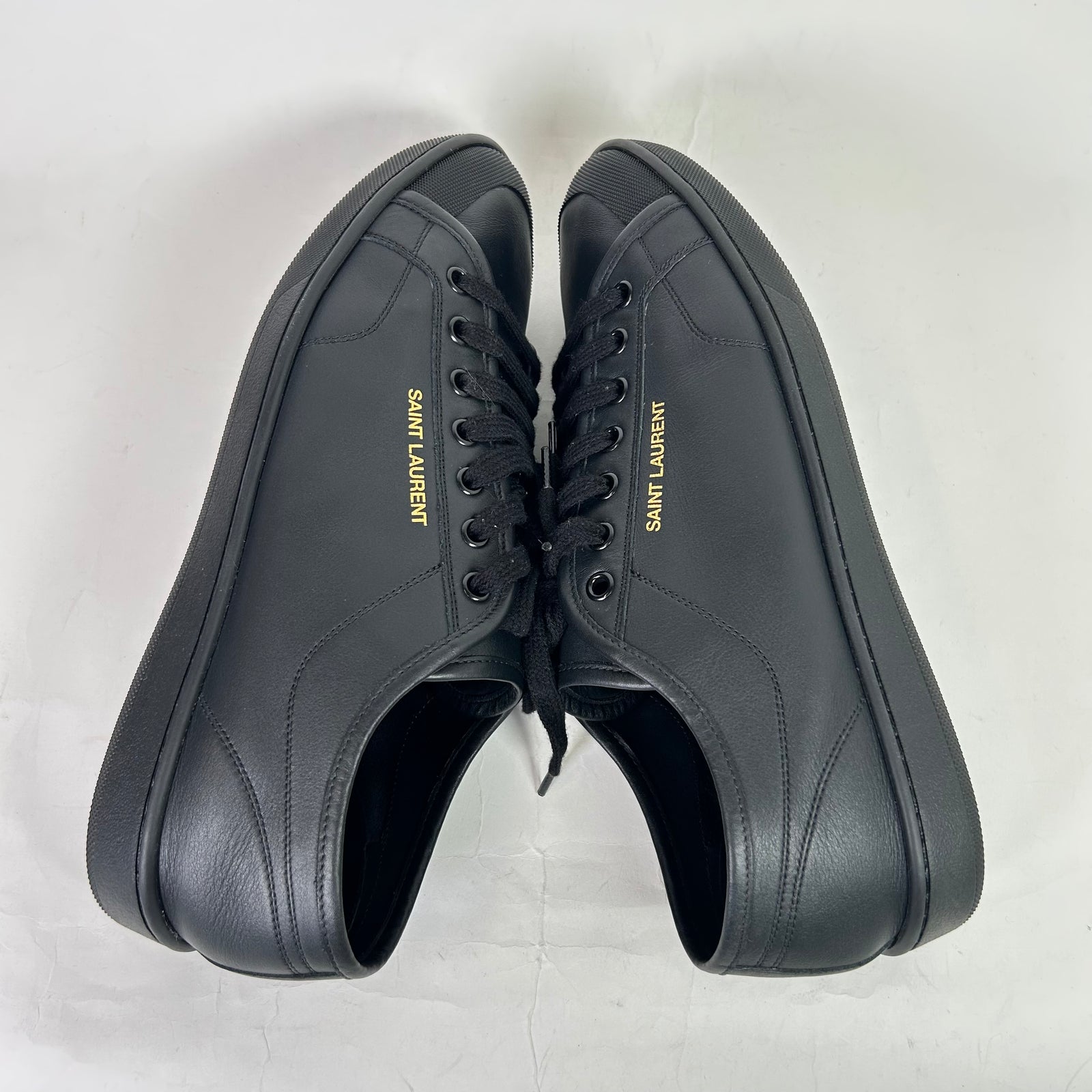 Saint Laurent Gym Calfskin Lowtop Sneakers