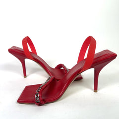 Givenchy Red 4G Slingback Sandal