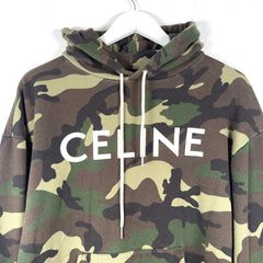 Celine Army Camo Logo Hoodie