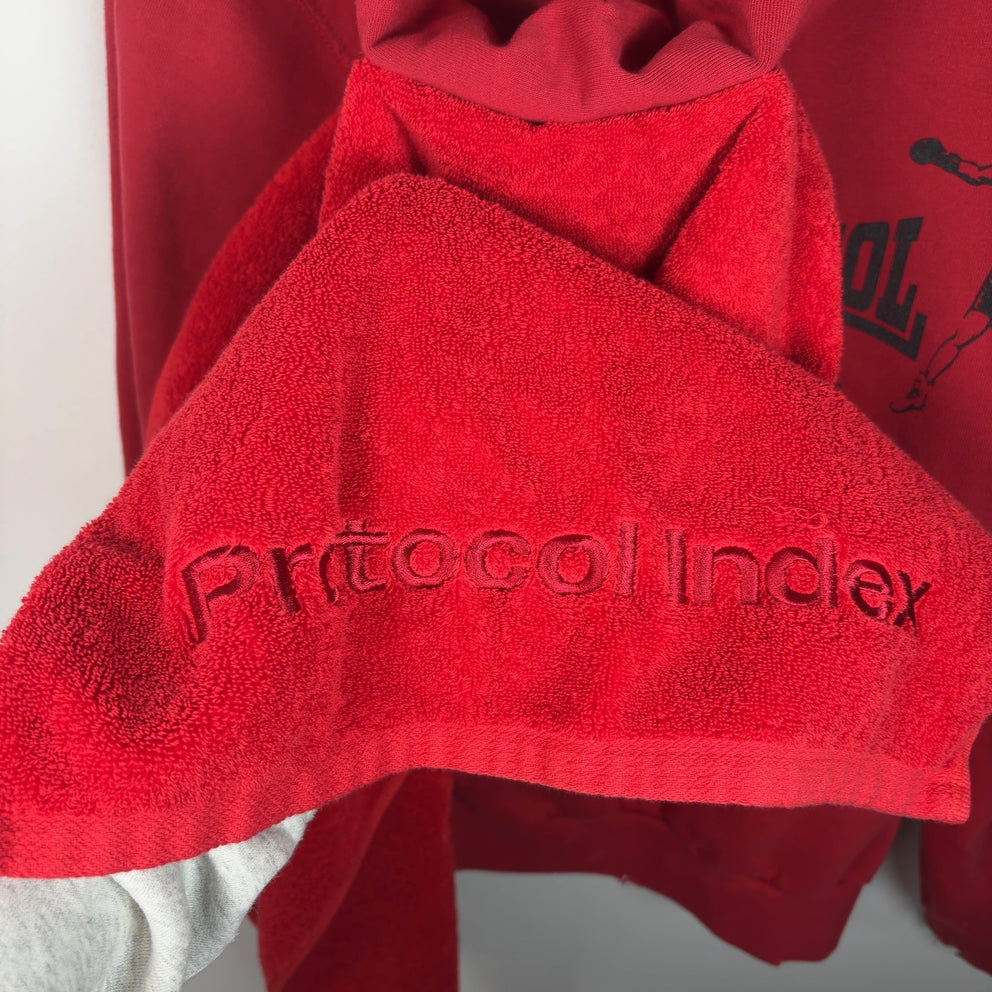Protocol Index Terry Towel Zip Up Hoodie