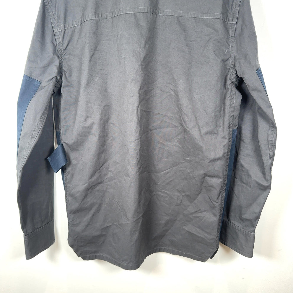 Bottega Veneta Multi-Pocket Military Patch Button-Up  Shirt