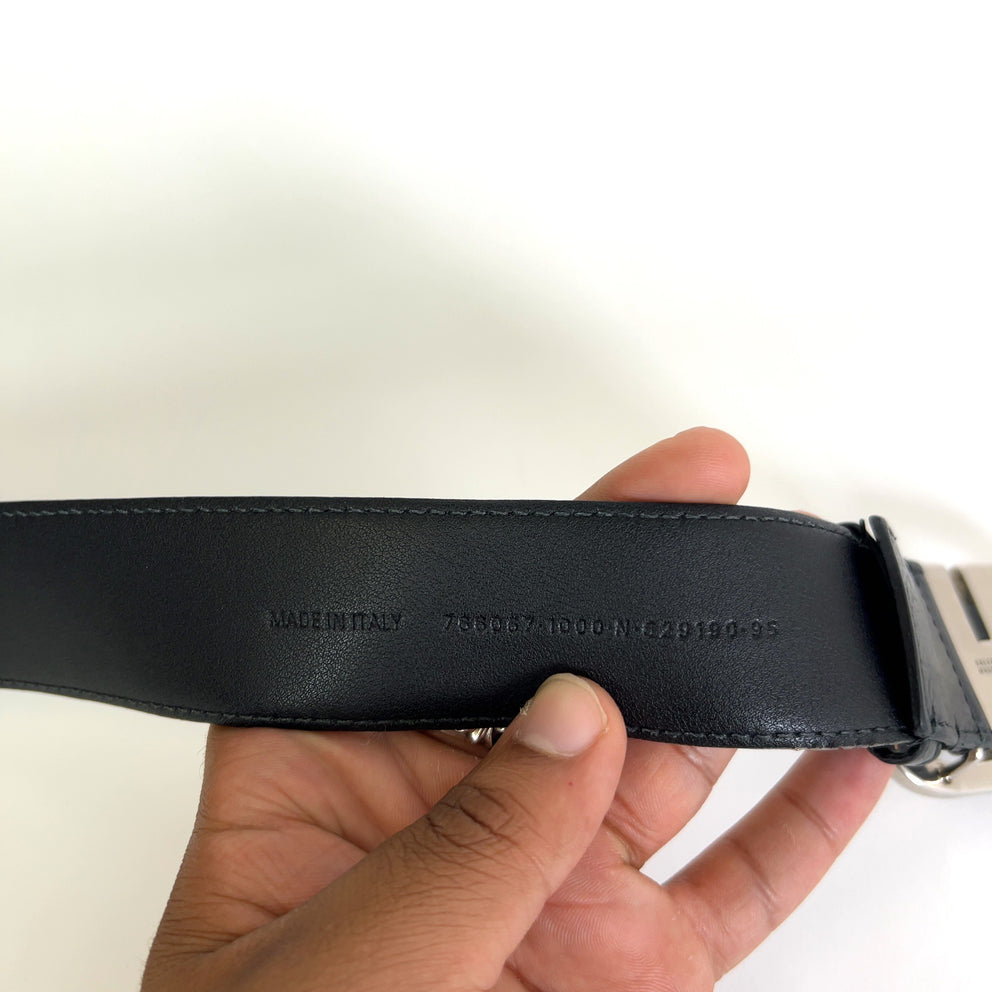 Balenciaga BB Monaco Leather Belt