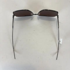 Givenchy Rectangle Aviator Brown Lens Wire Frame Sunglasses