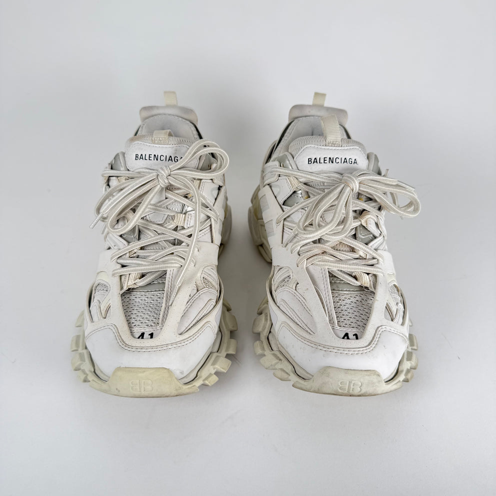 Balenciaga Triple White Track Sneakers Size 41