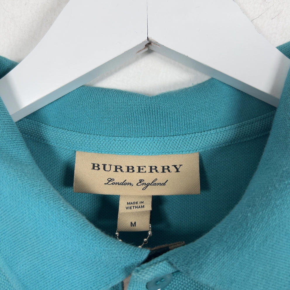 Burberry Plaid Collared Polo Shirt