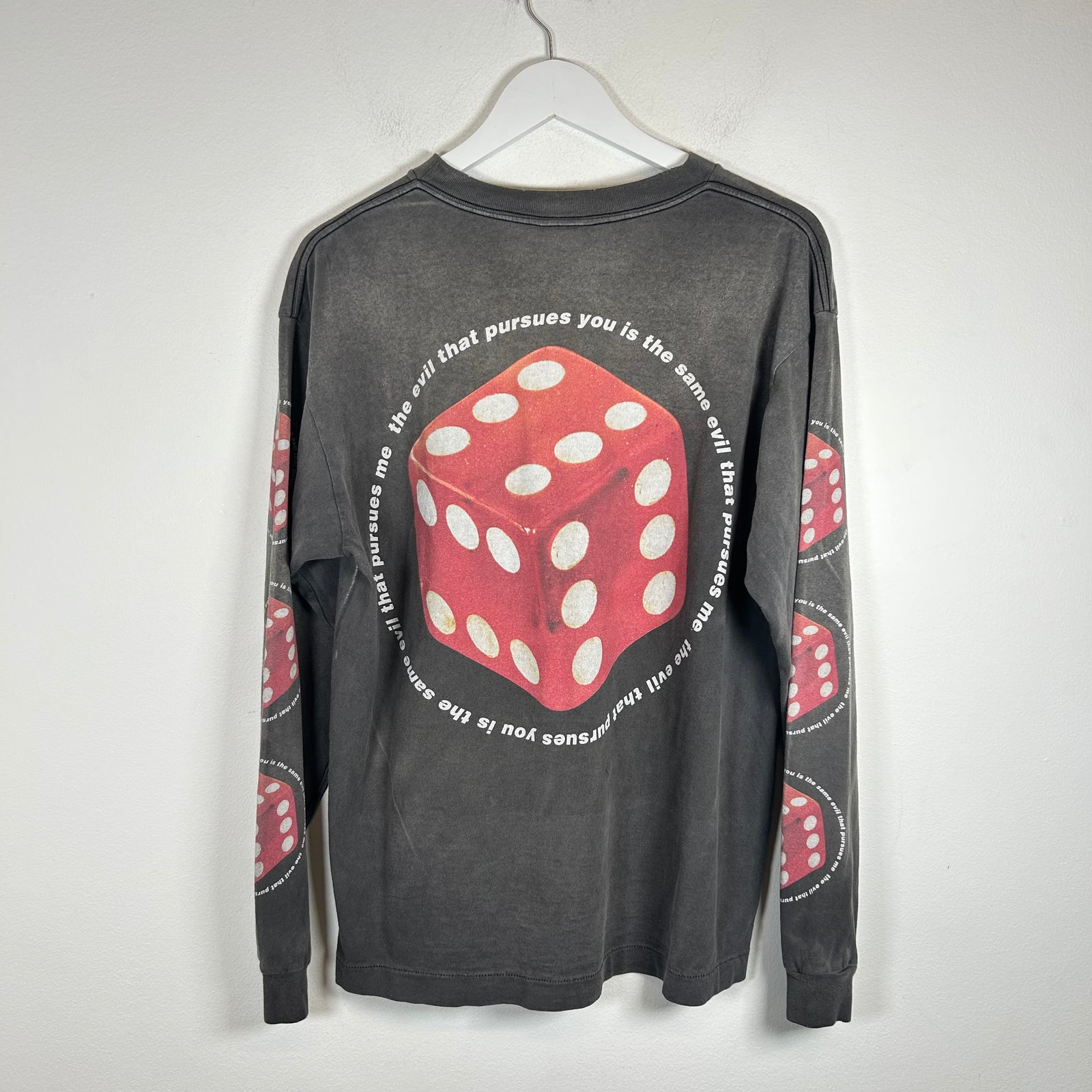 Saint Michael Grey Dice Longsleeve Size S