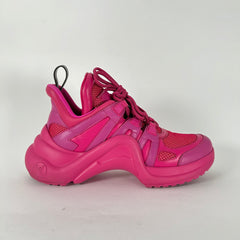 Louis Vuitton Archlight Trainer Rose Pop Size 39