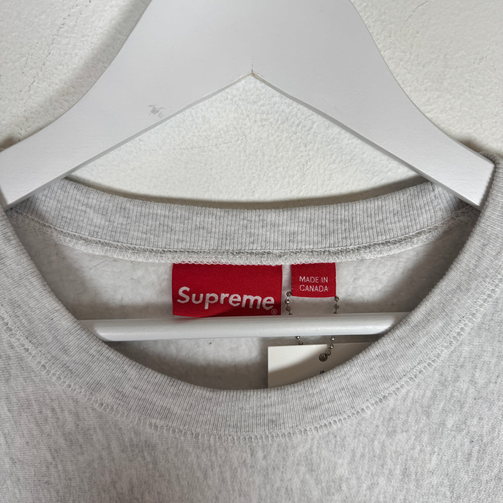 Supreme Ash Grey Cities Arc Crewneck Size M