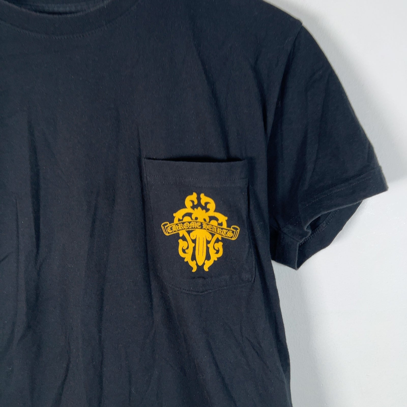 Chrome Hearts Yellow Eternal Dagger Graphic T-Shirt