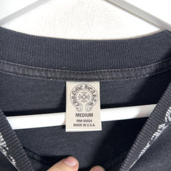 Chrome Hearts Malibu Cross Graphic Vintage T-Shirt