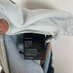 Amiri Lightwash Paint Splatter Jeans Size 38