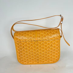 Goyard Yellow Belvedere PM Shoulder Bag