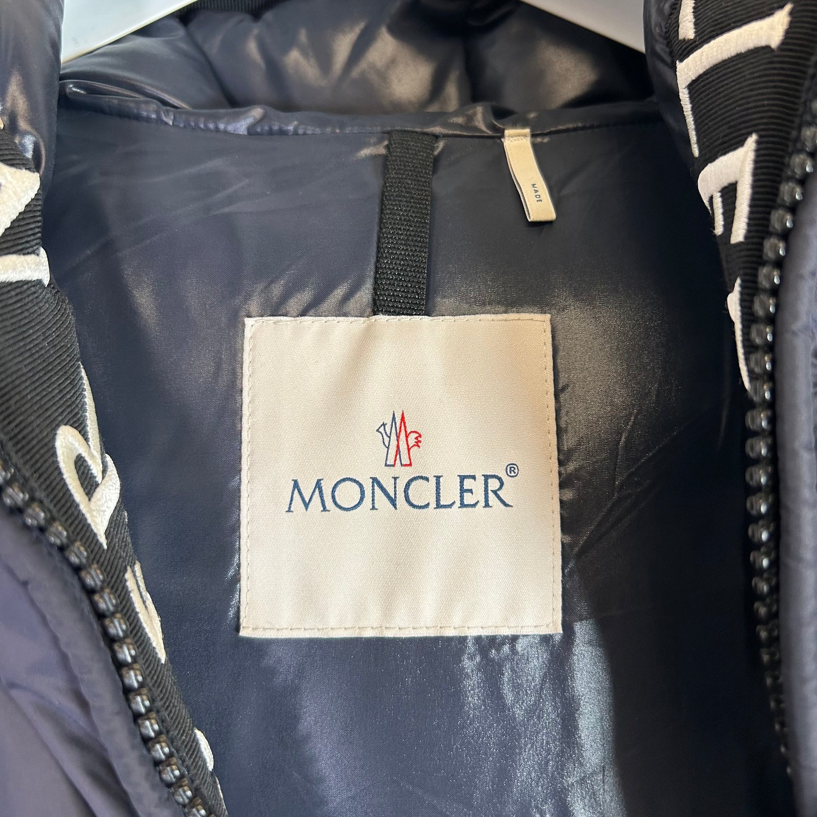 Moncler Montcla Navy Down Jacket Size 4