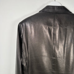 Ralph Lauren Purple Label Lambskin Leather Blazer Size 42R