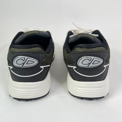 Dior B30 Dark Green/Black Technical Mesh Sneakers