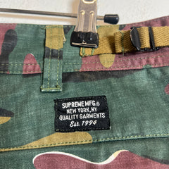 Supreme SS18 Woodland Camo Cargo Pants Size 30