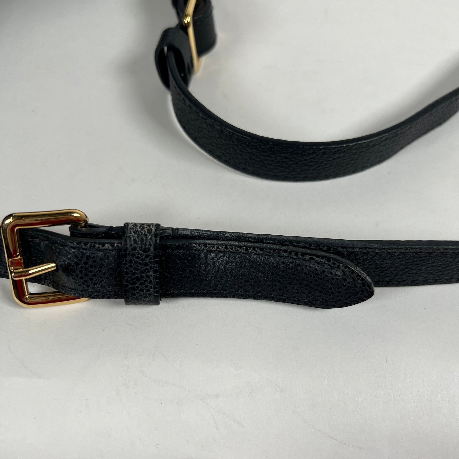 Louis Vuitton Black Empreinte Monogram Bumbag