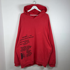 Raf Simons Archive Redux SS02 Peter De Potter Terror Oversized Hoodie