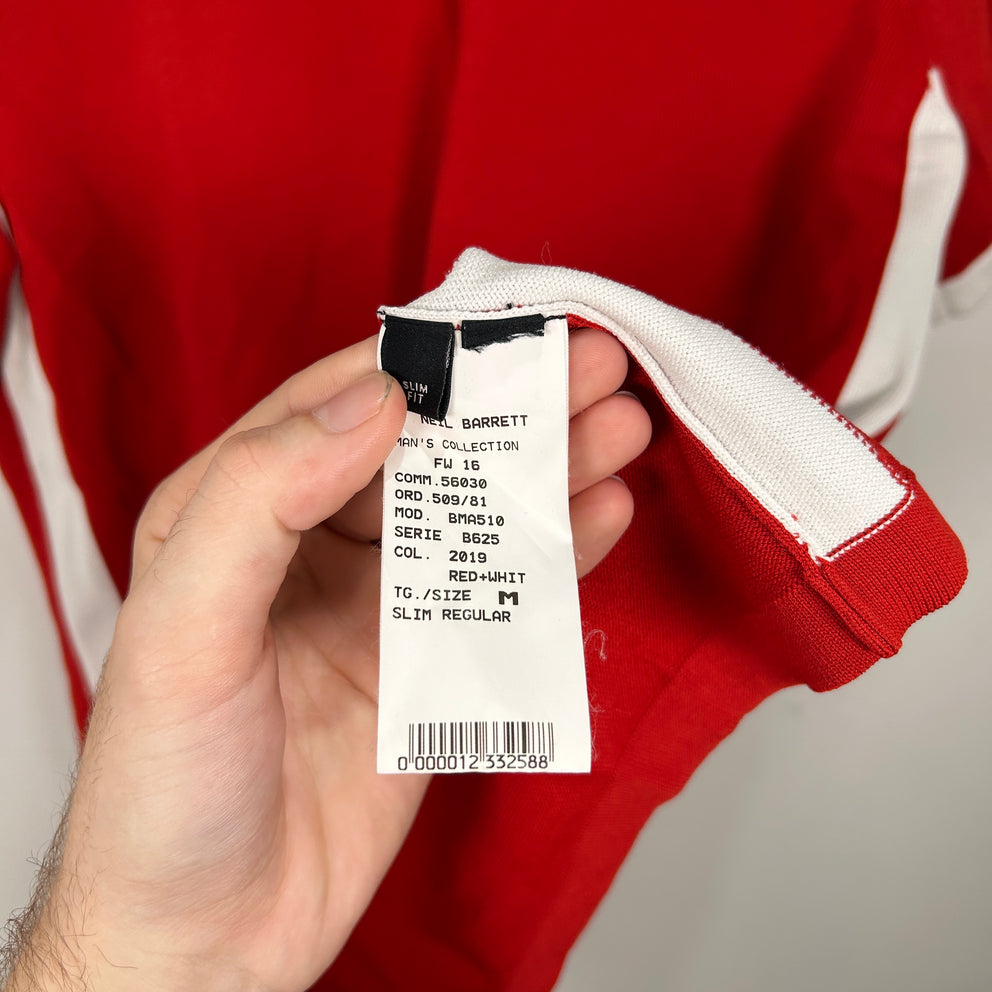 Neil Barret Red T-Shirt Size M