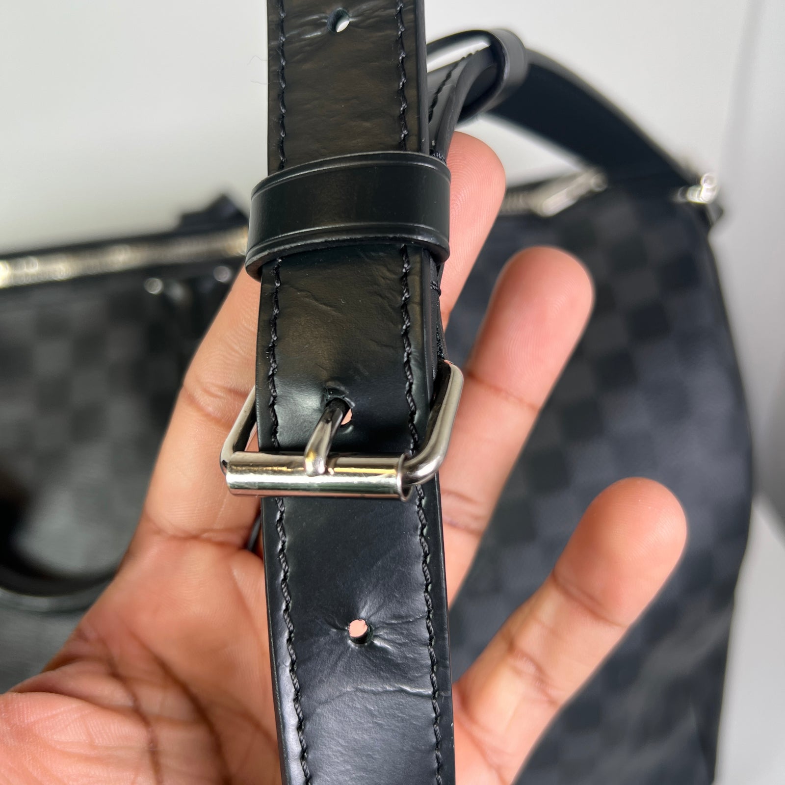 Louis Vuitton Damier Graphite Keepall Bandouliere 55