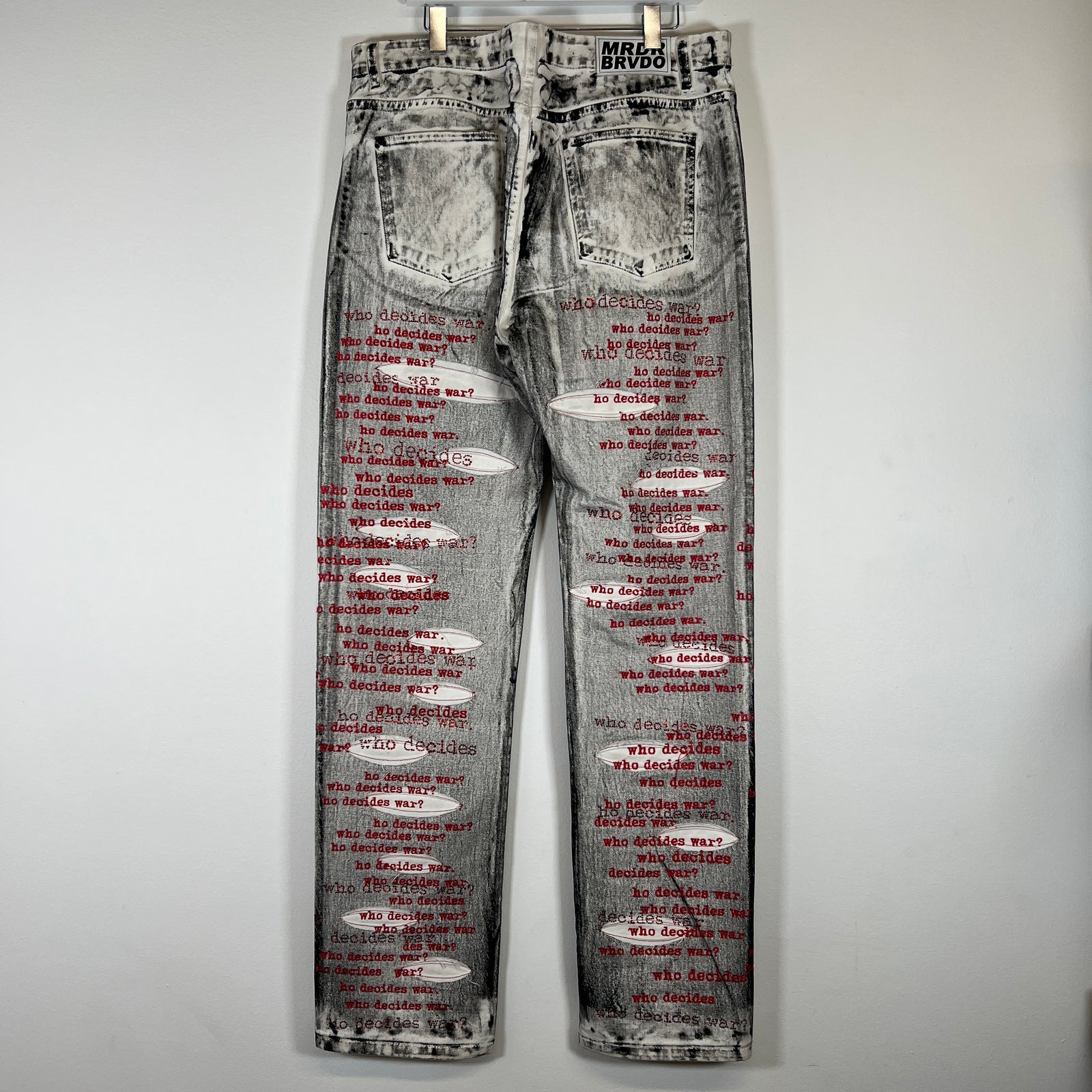 WDW Script Poem Jeans W/R Size 38