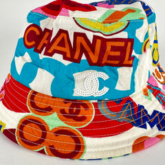 Chanel Multi-Logo Bucket Hat Size M