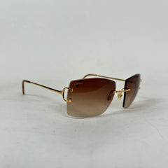Cartier Big C Decor Gold Wire Glasses