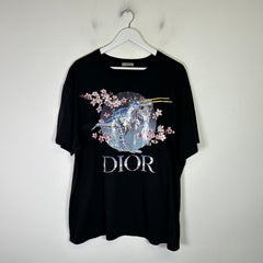 Dior x Sorayama Robotic T-Rex Logo T-Shirt
